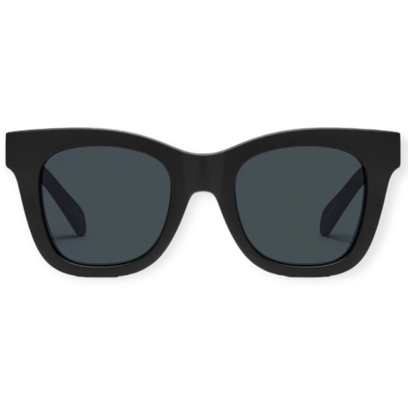 QUAY After Hours Sunglasses Matte Black Frame Smoke Lens Square NWT - Picture 1 of 10
